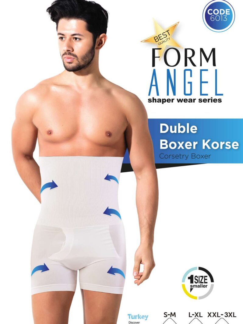 Toptan Duble Boxer Korse - Form Angel 6013 | Uygun Fiyatli Duble Boxer Korse - Form Angel 6013 - Toptan Ic Giyim Pazari