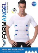 Toptan Erkek Yarım Kollu Fanila Korse - Form Angel 6014 | Uygun Fiyatli Erkek Yarım Kollu Fanila Korse - Form Angel 6014 - Toptan Ic Giyim Pazari