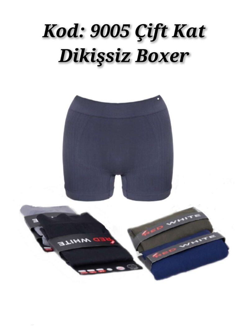 Toptan Çift Kat Dikişsiz Erkek Boxer - Form Angel 9005 | Uygun Fiyatli Çift Kat Dikişsiz Erkek Boxer - Form Angel 9005 - Toptan Ic Giyim Pazari