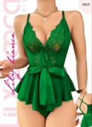 Dantelli Kuşaklı Babydoll
