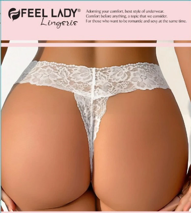 Kalp Halkalı Dantelli Slip Beyaz - arka gorunum