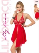 Kalp Yaka Dantelli Askılı Babydoll