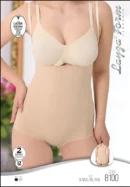 8100 Lazer Kesim Göğüs Altı Slip Boy Korse