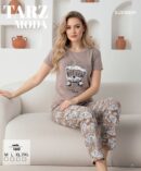 Toptan Tarz Moda Süprem Pijama Takımı - Ayıcık Desenli Bej (Kod 1660) | Uygun Fiyatli Tarz Moda Süprem Pijama Takımı - Ayıcık Desenli Bej (Kod 1660) - Toptan Ic Giyim Pazari